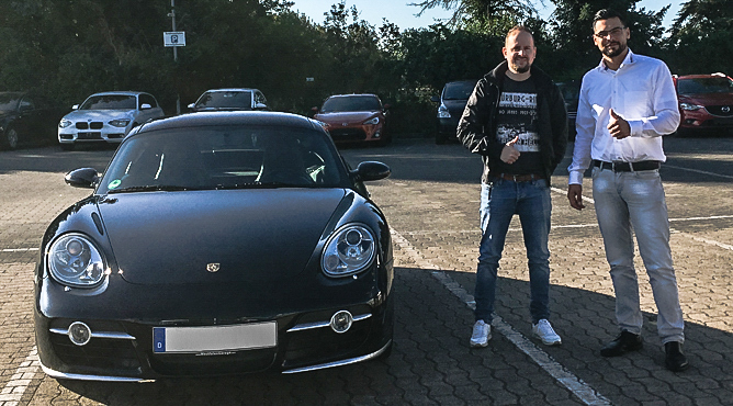Herr Durik - Porsche Cayman - Gebrauchtwagen - Ein zufriedener Kunde!