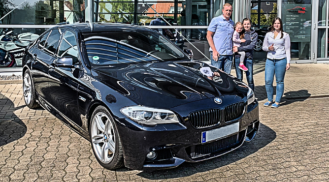 BMW 525D - Gebrauchtwagen - Familie Chapman - Glückliche Kunden!